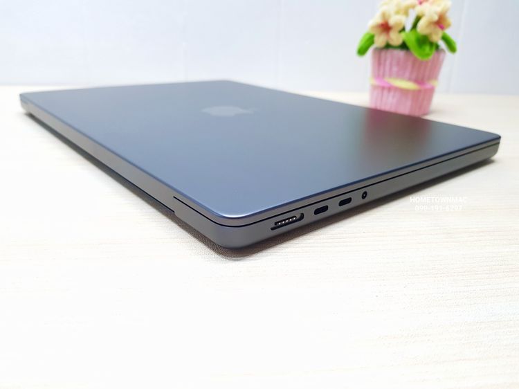 MacbookPro (Retina14-inch, 2024) M4 10-Core CPU 10-Core GPU SSD 512Gb Ram 16Gb สี Space Black สวย ใช้น้อย แบต100 รูปที่ 6