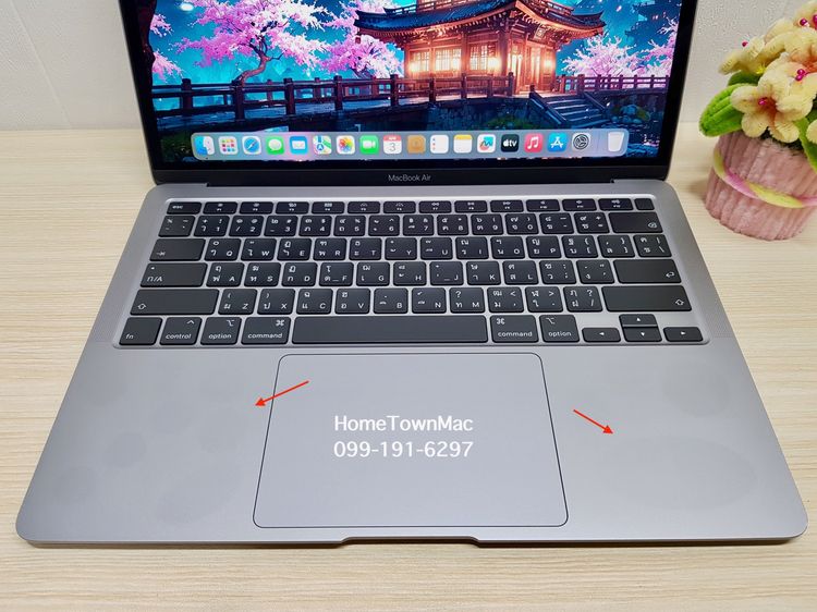MacbookAir (Retina 13-inch, 2020) i3 1.1Ghz SSD 256Gb Ram 8Gb สี Space Gray น่าใช้งาน รูปที่ 11