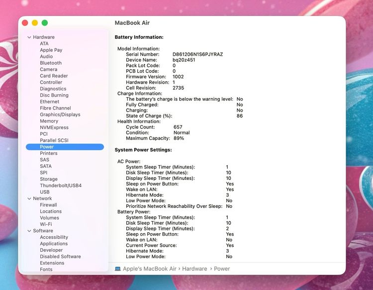 MacBook Air 13-inch M1,2020 Ram8GB SSD512GB SpaceGray รูปที่ 13
