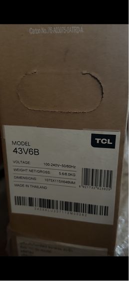 TCL 43 นิ้ว 4K UHD (สภาพใหม่ติดไว้ไม่ค่อยได้ดู) รูปที่ 4