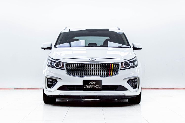 Kia Grand Carnival 2018 2.2 LX Utility-car ดีเซล ไม่ติดแก๊ส เกียร์อัตโนมัติ ขาว รูปที่ 4
