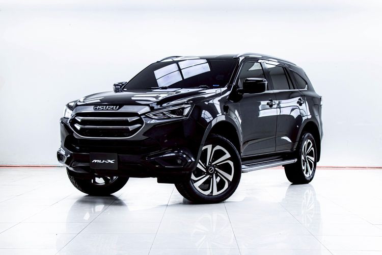 Isuzu MU-X 2021 3.0 Ultimate AT 2WD Utility-car ดีเซล ไม่ติดแก๊ส เกียร์อัตโนมัติ ดำ