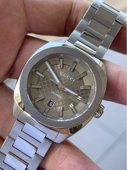 GUCCI GG2570 Brown Dial 41 mm Swiss Watch YA142315 รูปที่ 14