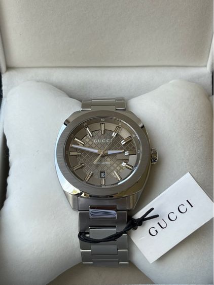 GUCCI GG2570 Brown Dial 41 mm Swiss Watch YA142315 รูปที่ 5