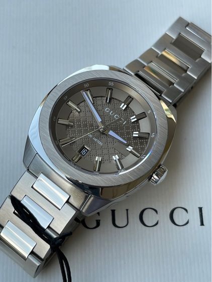 GUCCI GG2570 Brown Dial 41 mm Swiss Watch YA142315 รูปที่ 7