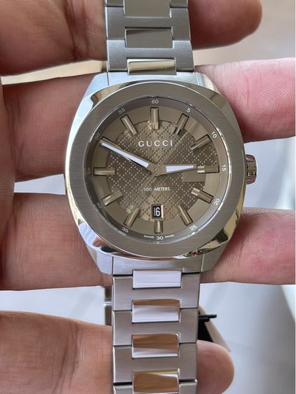 GUCCI GG2570 Brown Dial 41 mm Swiss Watch YA142315 รูปที่ 8