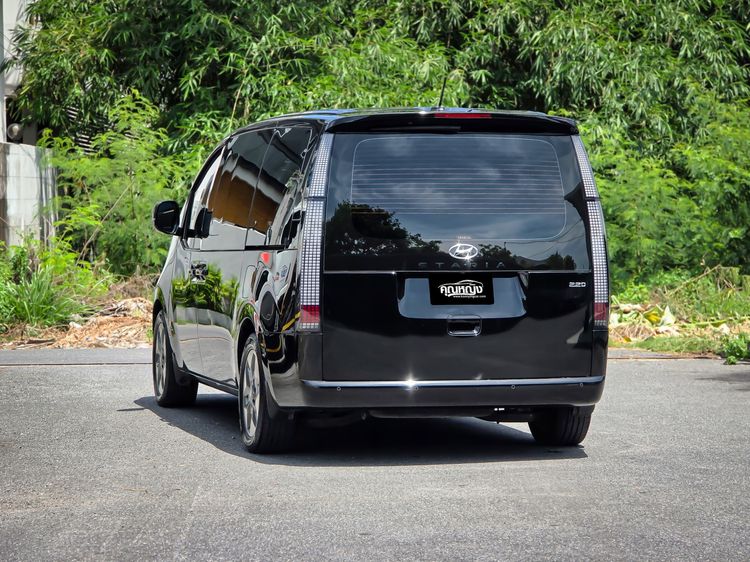 Hyundai Staria 2021 2.2 SEL Van ดีเซล ไม่ติดแก๊ส เกียร์อัตโนมัติ ดำ รูปที่ 3