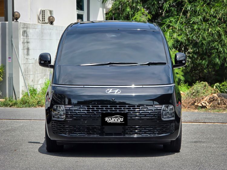 Hyundai Staria 2021 2.2 SEL Van ดีเซล ไม่ติดแก๊ส เกียร์อัตโนมัติ ดำ รูปที่ 4