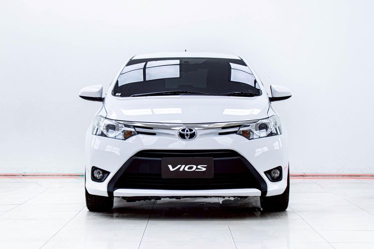 Toyota Vios 2014 1.5 J Sedan เบนซิน ไม่ติดแก๊ส เกียร์อัตโนมัติ ขาว รูปที่ 4