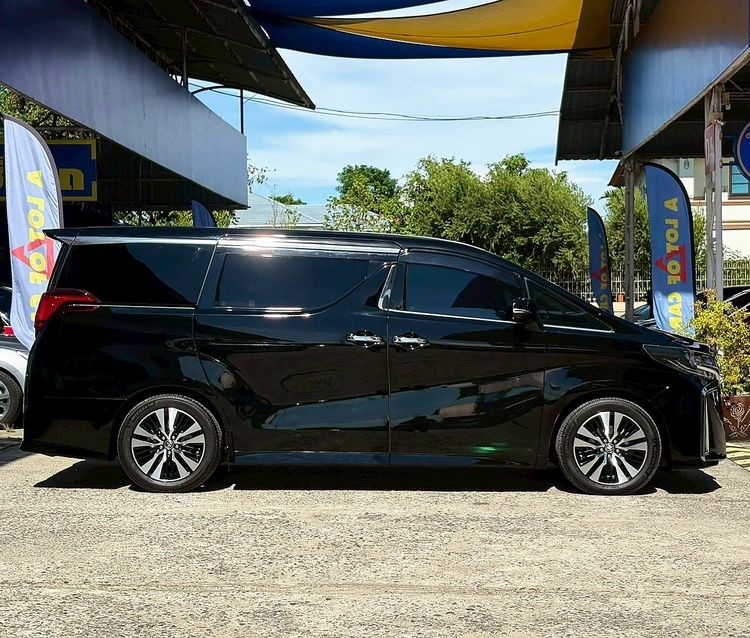 Toyota Alphard 2021 2.5 S C-Package Van เบนซิน ไม่ติดแก๊ส เกียร์อัตโนมัติ ดำ รูปที่ 2