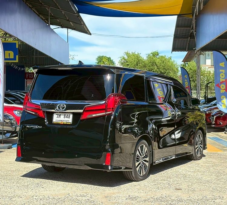 Toyota Alphard 2021 2.5 S C-Package Van เบนซิน ไม่ติดแก๊ส เกียร์อัตโนมัติ ดำ รูปที่ 3