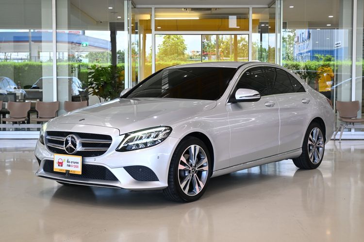 Mercedes-Benz C-Class 2019 C220 CDI Sedan ดีเซล ไม่ติดแก๊ส เกียร์อัตโนมัติ บรอนซ์เงิน รูปที่ 4