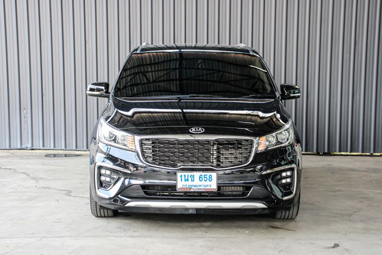 Kia Grand Carnival 2020 2.2 EX Van ดีเซล ไม่ติดแก๊ส เกียร์อัตโนมัติ ดำ รูปที่ 2
