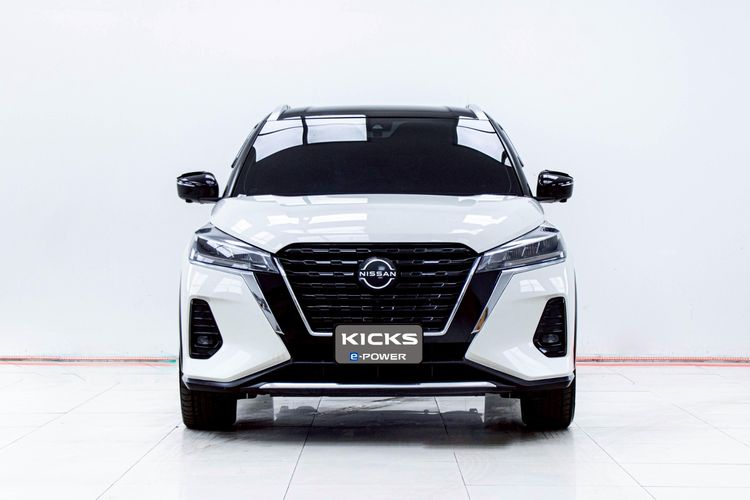 Nissan Kicks 2022 1.2 VL Utility-car ไฮบริด ไม่ติดแก๊ส เกียร์อัตโนมัติ ขาว รูปที่ 4