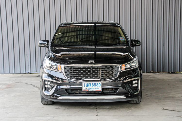 Kia Grand Carnival 2019 2.2 SXL Van ดีเซล ไม่ติดแก๊ส เกียร์อัตโนมัติ ดำ รูปที่ 2