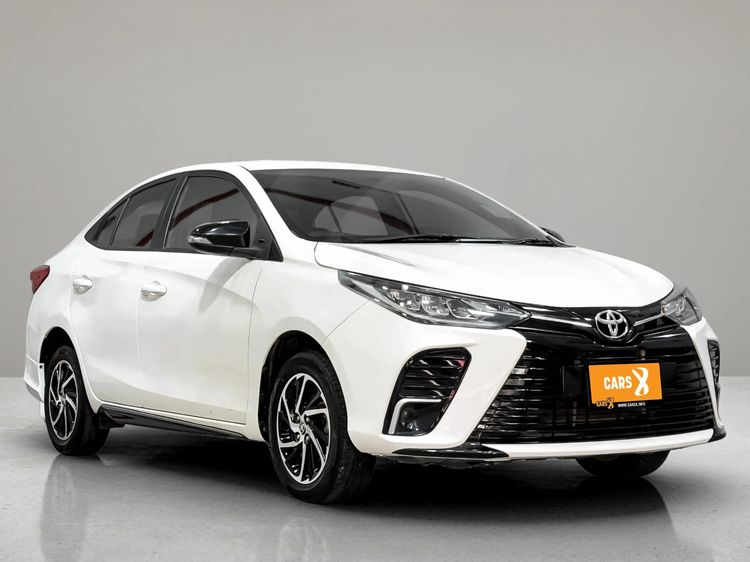 Toyota Yaris ATIV 2022 1.2 Sport Sedan เบนซิน ไม่ติดแก๊ส เกียร์อัตโนมัติ ขาว รูปที่ 3
