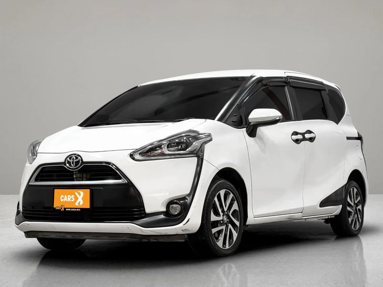 รถ Toyota Sienta 1.5 V สี ขาว