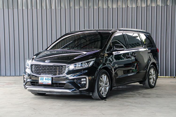 Kia Grand Carnival 2019 2.2 EX Utility-car ดีเซล ไม่ติดแก๊ส เกียร์อัตโนมัติ ดำ