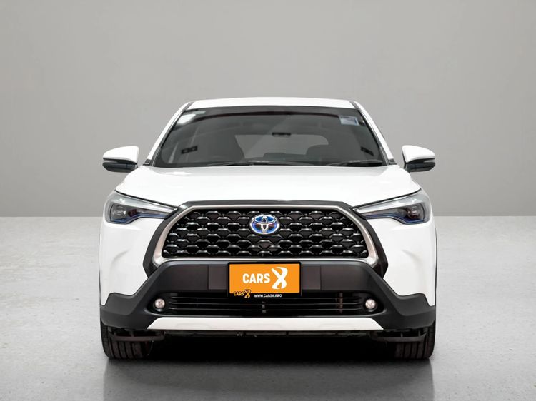 Toyota Corolla Cross 2021 1.8 Hybrid Premium Sedan ไฮบริด ไม่ติดแก๊ส เกียร์อัตโนมัติ ขาว รูปที่ 2