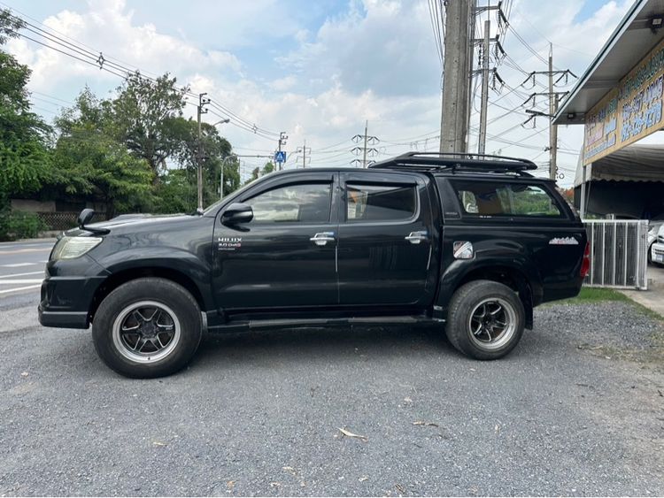 Toyota Hilux Vigo Champ 2012 Double Cab 3.0 G Prerunner Pickup ดีเซล ไม่ติดแก๊ส เกียร์อัตโนมัติ ดำ รูปที่ 3