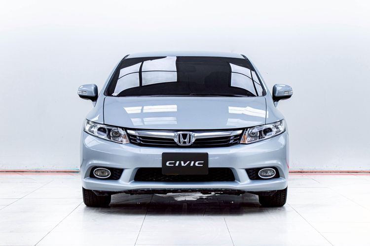 Honda Civic 2012 1.8 E i-VTEC Sedan เบนซิน ไม่ติดแก๊ส เกียร์อัตโนมัติ เทา รูปที่ 4