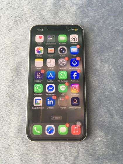 128 GB ขาย iPhone 13 128g สีขาว พร้อมกล่อง สภาพใหม่เอี่ยม