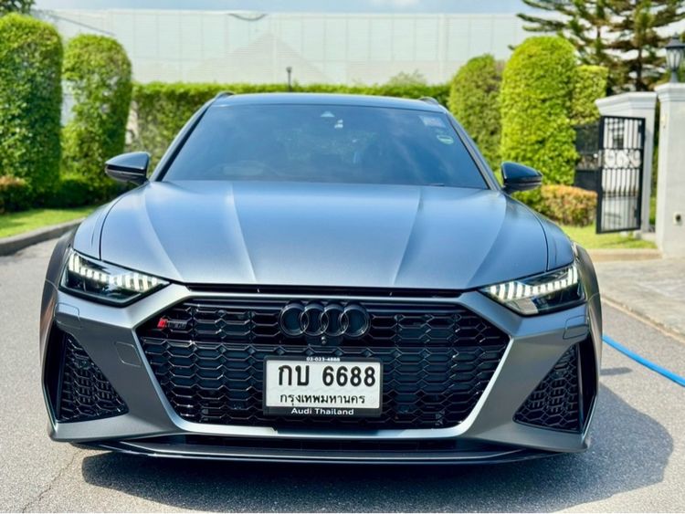 Audi Audi RS6  2022 4.0 4WD Sedan เบนซิน ไม่ติดแก๊ส เกียร์อัตโนมัติ เทา รูปที่ 2