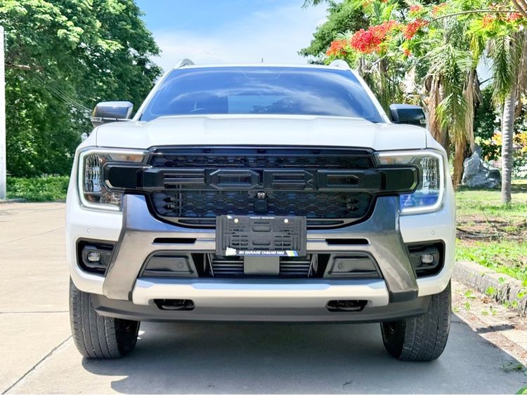 รถ Ford Ranger 2.0 Hi-Rider Wildtrak สี ขาว