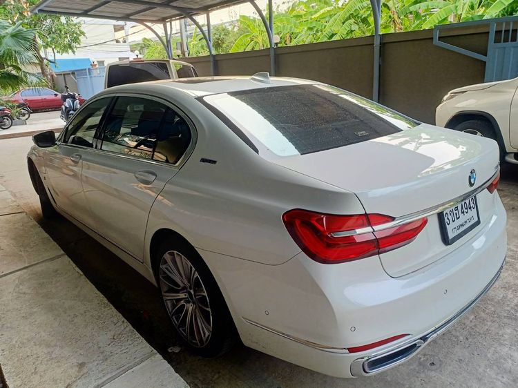 BMW Series 7 2016 740Le Sedan ปลั๊กอินไฮบริด (PHEV) ไม่ติดแก๊ส เกียร์อัตโนมัติ ขาว รูปที่ 3