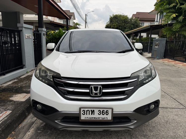 Honda CR-V 2014 2.0 E 4WD Utility-car เบนซิน ไม่ติดแก๊ส เกียร์อัตโนมัติ ขาว รูปที่ 4