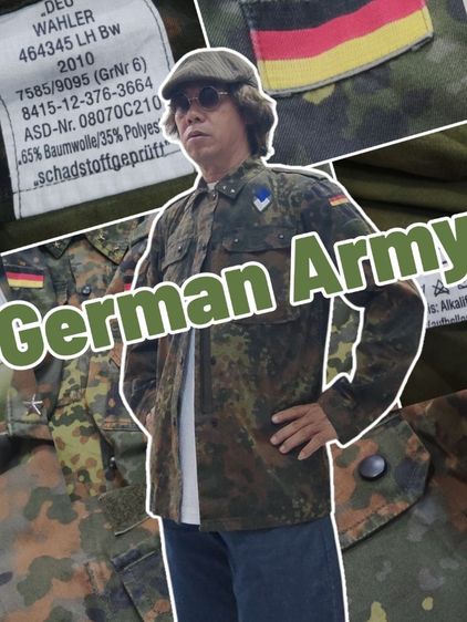 เสื้อทหาร German Army🇧🇪🪖2010