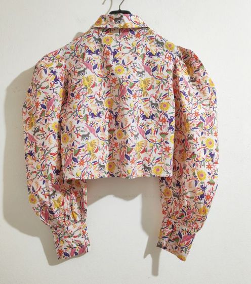 เสื้อเชิ้ตแขนพองทรงครอป รูปที่ 5