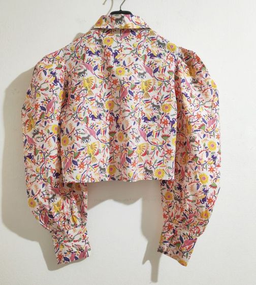 เสื้อเชิ้ตแขนพองทรงครอป รูปที่ 7