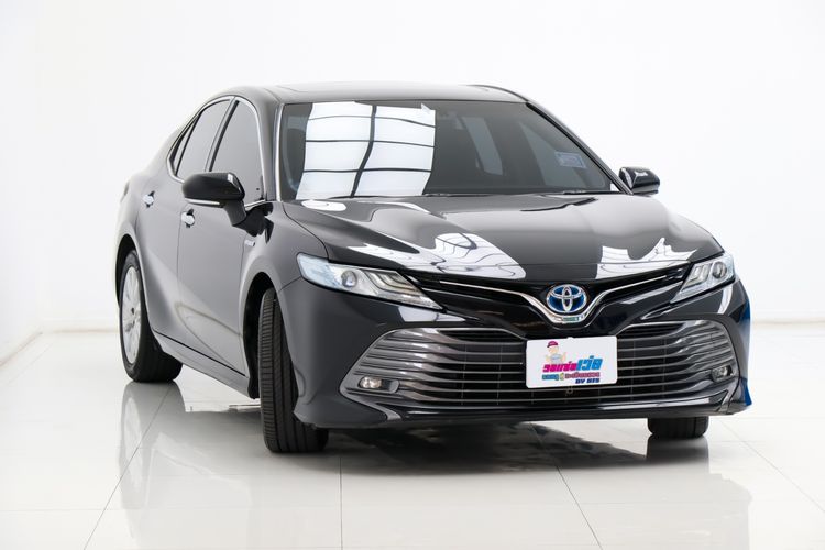 Toyota Camry 2021 2.5 HEV Premium Sedan ไฮบริด ไม่ติดแก๊ส เกียร์อัตโนมัติ ดำ รูปที่ 3