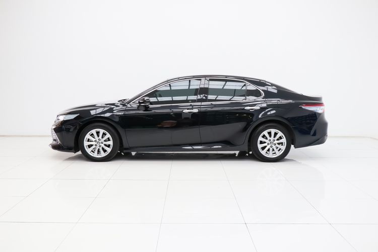 Toyota Camry 2021 2.5 HEV Premium Sedan ไฮบริด ไม่ติดแก๊ส เกียร์อัตโนมัติ ดำ รูปที่ 4
