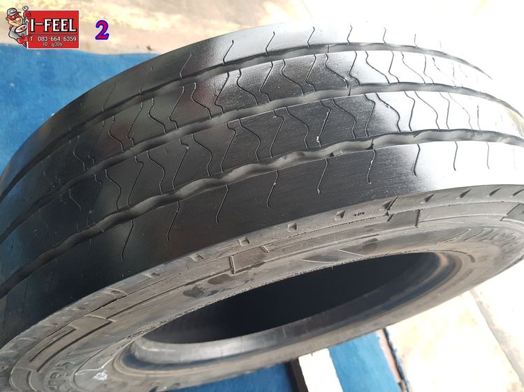 ยางเก่า รถบรรทุกRadial Tire ใช้แล้ว มี 3เส้น 215-75r17.5 Austone รูปที่ 8