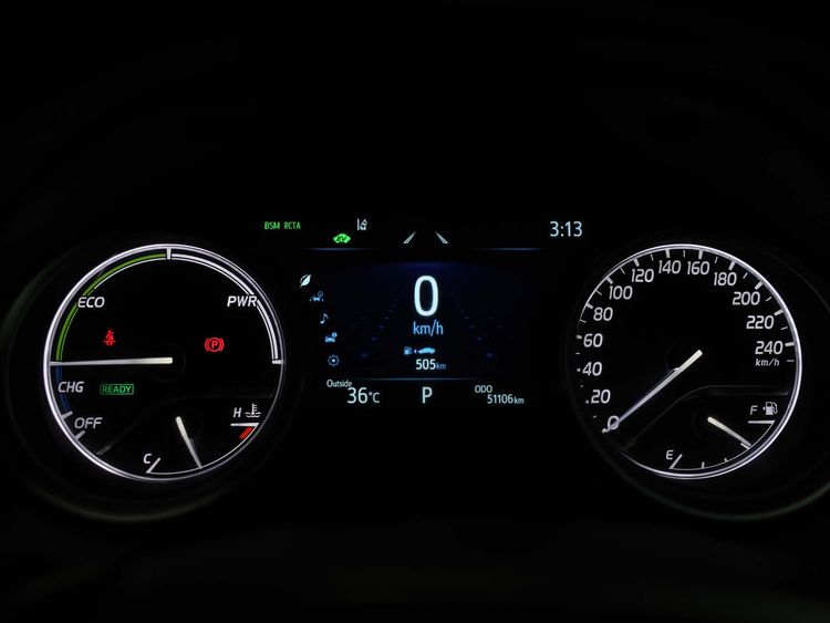 Toyota Camry 2022 2.5 HEV Premium Sedan ไฮบริด ไม่ติดแก๊ส เกียร์อัตโนมัติ เทา รูปที่ 4