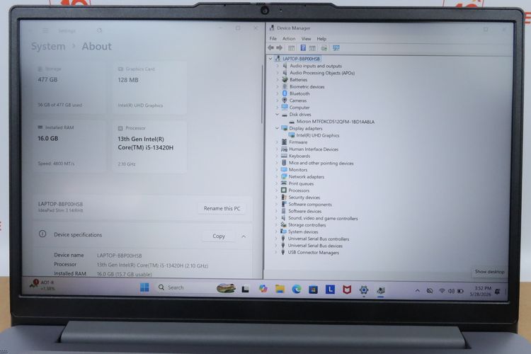 LENOVO IDEAPAD SLIM 3 Core i5-13420H RAM16.512GB รูปที่ 2