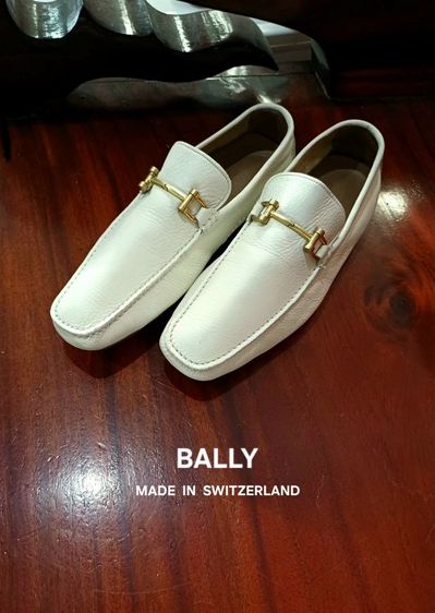 BALLY Lendos Moccasins Loafers Shoes, Men's 8UK 43EU(28.5cm) Original MADE IN SWITZERLAND ของแท้ มือ 2 สภาพใกล้เคียงของใหม่ หนังแท้ งดงามมาก