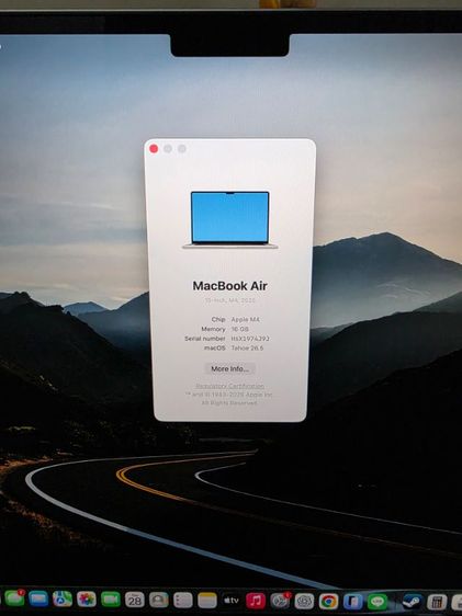 Macbook Air 15-inch M4 สี Silver 256GB รูปที่ 14