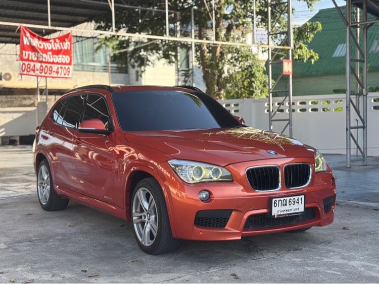 BMW X1 2015 2.0 sDrive18i M Sport Utility-car เบนซิน ไม่ติดแก๊ส เกียร์อัตโนมัติ ส้ม รูปที่ 2