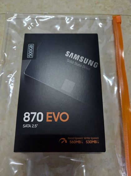 samsung ssd 870 evo 500GB Sata 2.5" ฮาร์ดดิสก์ แท้