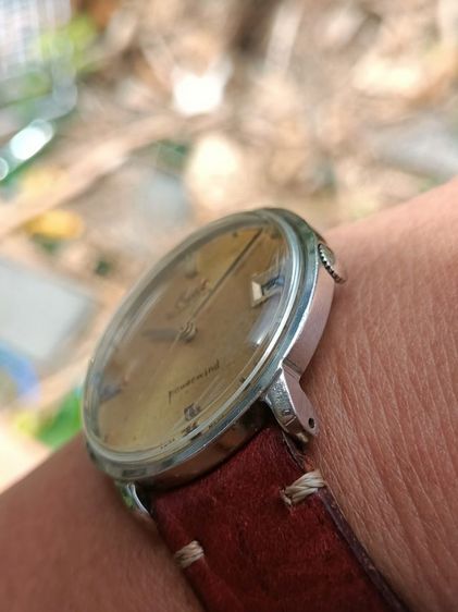 Vintage MIDO OCEAN STAR POWERWIND AUTOMATIC ออโต ไขลาน เดินปรกติ สภาพดี หน้าเฟดเก่าเดิม คลาสสิค 37มม.รวมมะยม พร้อมสายหนังแท้เย็บมือ พร้อมส่ง รูปที่ 6