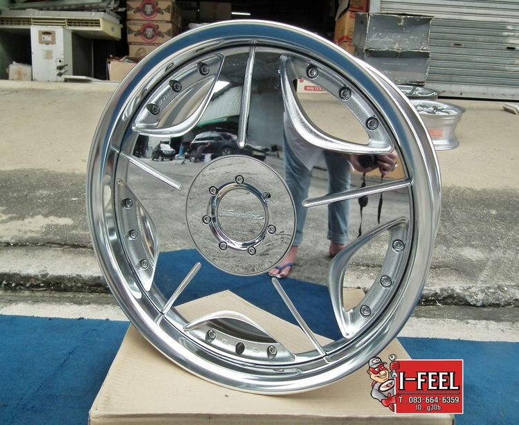 ล้อWork Euroline EVD 18 ล้อมือ1 ไม่เคยใช้งาน japan chrome รูปที่ 3