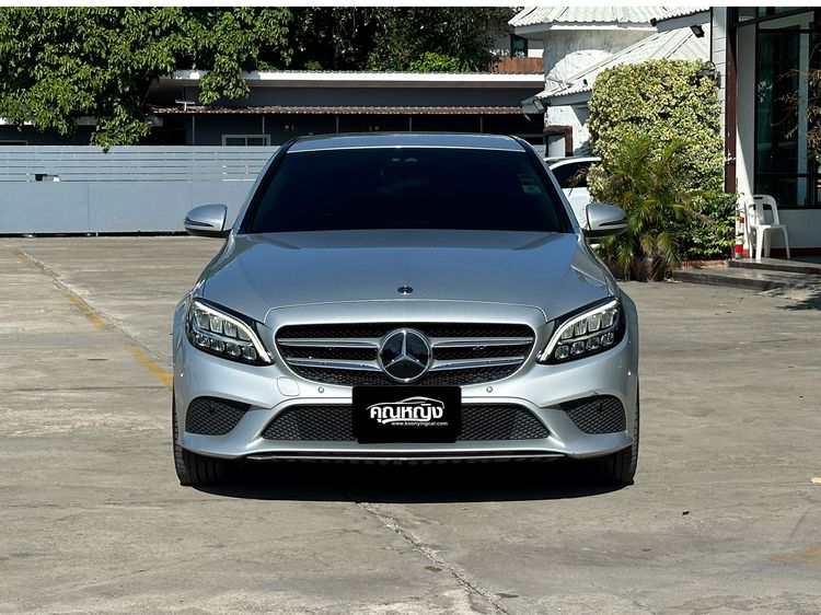 Mercedes-Benz C-Class 2019 C220 Sedan ดีเซล ไม่ติดแก๊ส เกียร์อัตโนมัติ เงิน รูปที่ 2