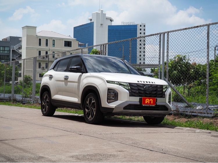 Hyundai Creta 2024 1.5 Smart Utility-car เบนซิน ไม่ติดแก๊ส เกียร์อัตโนมัติ ขาว รูปที่ 2
