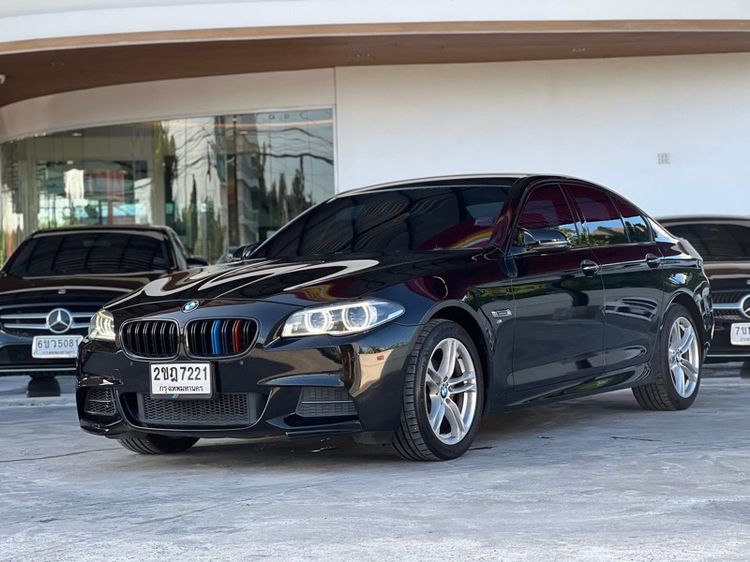 BMW Series 5 2015 525i Sedan เบนซิน ไม่ติดแก๊ส เกียร์อัตโนมัติ ดำ รูปที่ 3