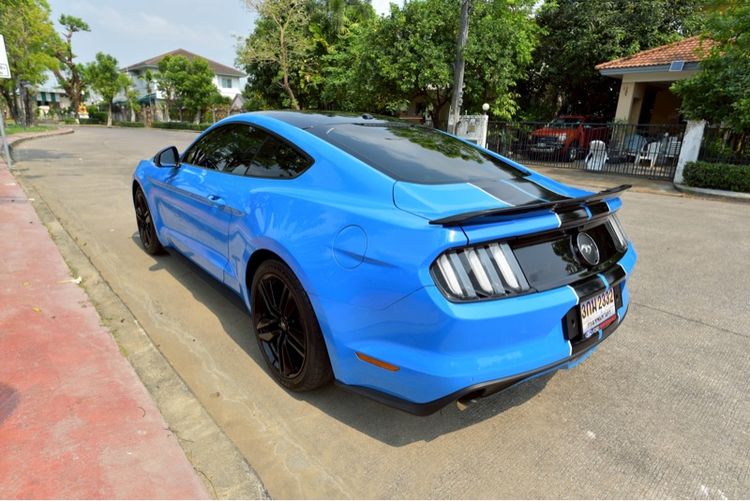 Ford Mustang 2017 2.3 Ecoboost Sedan เบนซิน ไม่ติดแก๊ส เกียร์อัตโนมัติ ฟ้า รูปที่ 3