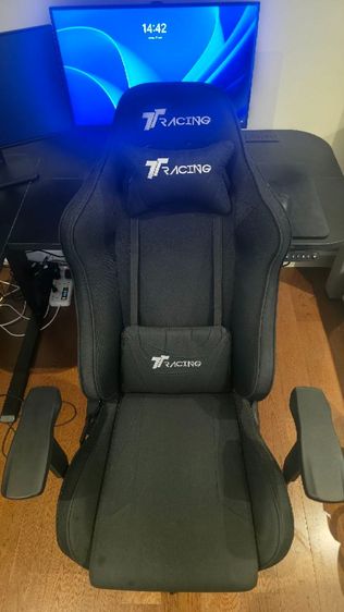 เก้าอี้นวม/เก้าอี้มีที่เท้าแขน อื่นๆ ดำ TTRacing Swift X 2020 Air Threads Fabric Gaming Chair