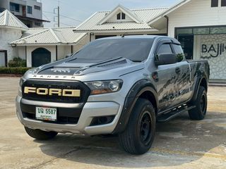 Ford Ranger Cab Hi-Rider 2.2XLS เกียร์ธรรมดา ปี2017 สีเทา ฟอด แรนเจอร์ รถกระบะ แคป ไฮไรเดอร์ รถสวยสภาพนางฟ้า